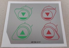 Aufkleber Hydraulikanschlüsse