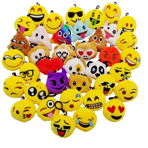 Mini plüsch emoticon - mini,