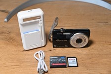 📸 Casio Exilim EX-ZS10 Digitalkamera – 14.1 MP | CCD | Schwarz | guter Zustand
