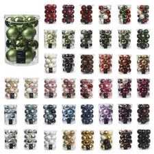 16 Weihnachtskugeln 8cm Glas Christbaumkugeln Anhänger Weihnachtsbaumschmuck uni