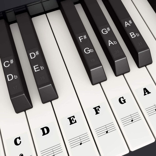 Klavier keyboard aufkleber - klavier,