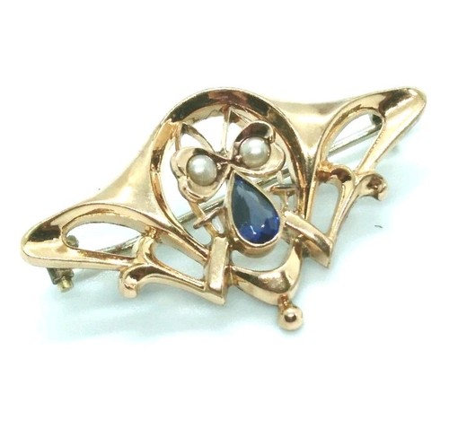 Jugendstil brosche 1910 - brosche, jh