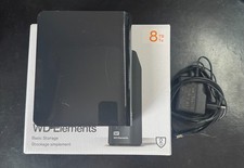 Western Digital Elements 8TB, 3.5 Zoll Externe Festplatte (WDBWLG0080HBK-EESN)