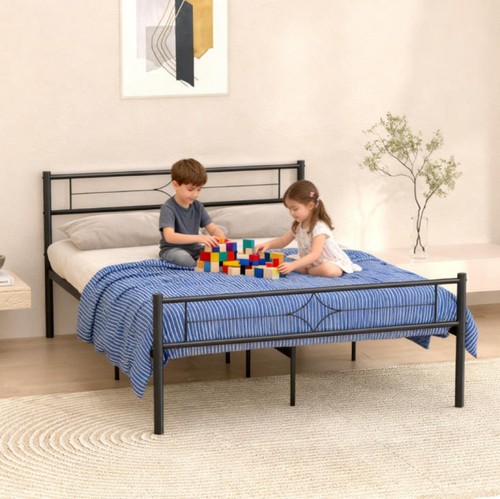 Stabiler metallbettrahmen mit - metallbettrahmen,