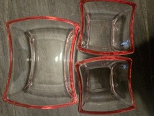 Glasschalen set stück - glasschalen, 3