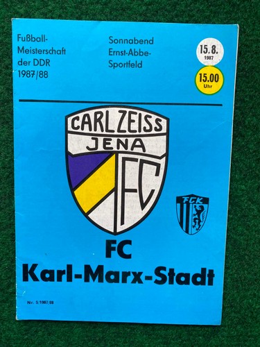 Fußballprogramm iéna fc - fußballprogramm,