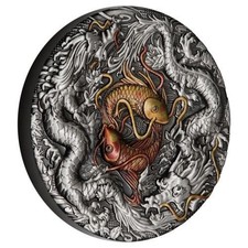 2 Oz Silber, Double Dragon and