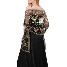 Lange Pailletten Spitze