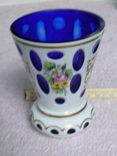 Biedermeier Vase/Becher/Pokal