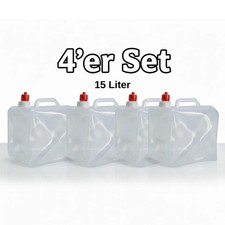 Wasserkanister 4 er Set 15L