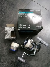 Shimano Technium 2500 FB, Stationär Rolle, Ersatzspule, Schnur, Spinfischen
