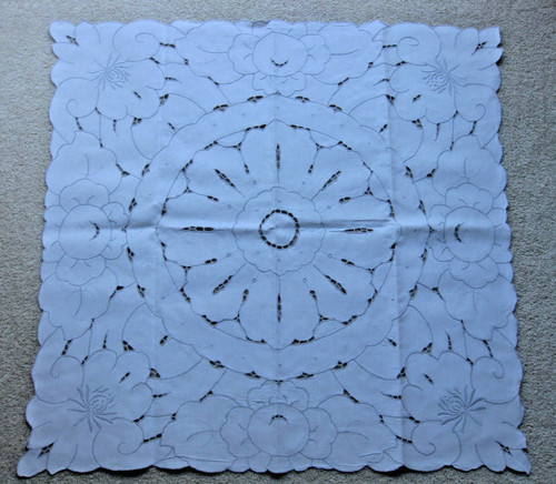 Weiße mitteldecke 80cm mit - weiße,