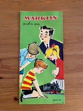 Märklin Faltblatt Leporello Prospekt  1962/63