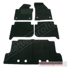 Mattenprofis Velours Fußmatten für VW Touran I 7-Sitzer Bj.2003 bis Bj.2010 ov