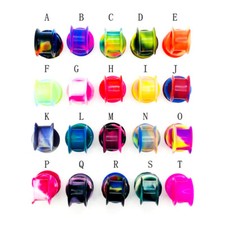 40er Mischfarbe Flesh Tunnel Silikon Ohr Plug Piercing Extra Weich und Flexibel