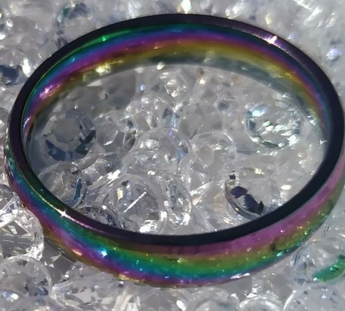 Regenbogen ring 4mm - ring,