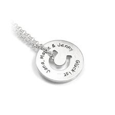 Anhänger Hufeisen Kette 925