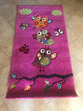 Kinderteppich Diamond Kids 793-55 pink 80x150 Vogeldesign Teppich 8697626828334