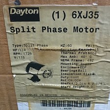 Dayton 6XJ35 Split Phase Motor
