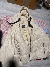 Zara Steppjacke Creme/Beige