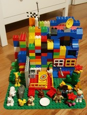 LEGO Duplo Zoo Set - Steine, Figuren, Tiere, Platte