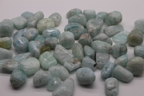 Aquamarin trommelsteine - aquamarin,