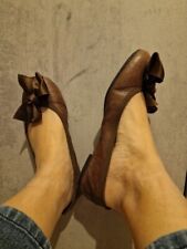 Ballerina  Gr. 41 Braun Leder