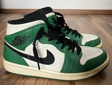 Nike Air Jordan 1 Mid Pine Green Basketball Sneakers grün, keine OVP *