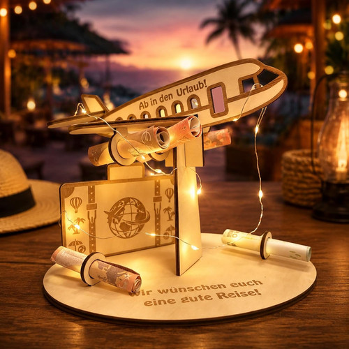 Kreatives reise geschenk holz - kreatives,