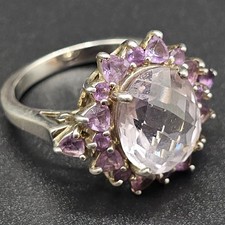 Amethyst Silber Ring 925 mit