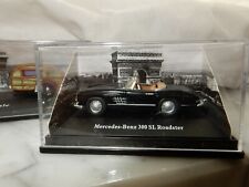Modellauto,  Mercedes-Benz 300 SL Roadster, stand bei uns im Setzkasten