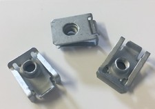 20 Stück Blechmutter Klemme M6 Halteklammer 25x16mm Universal Neu #014