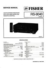Circuit diagrams-Schaltpläne für Fisher RS-9040 