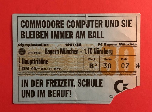 Fußball eintrittskarte ticket - fußball,
