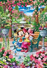 1000 Teile Tenyo Puzzle Disney Königlicher Garten Mit Liebe Micky Und Minnie