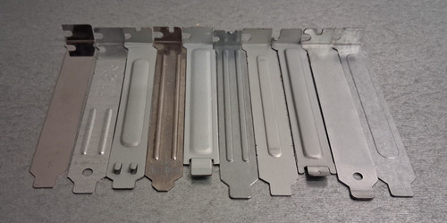 10x slotbleche set - slotbleche, pci