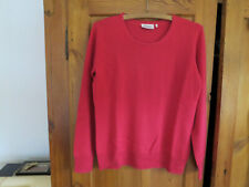 Damenpullover, Seide und Cashmere, Größe 36, rot