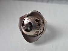 Schöner ,alter Silber -Ring  , 925 Silber mit kleinem Türkis