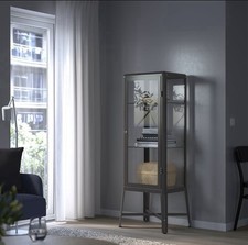 IKEA FABRIKÖR VITRINE GLASVITRINE 57x150 cm INDUSTRIE MODERN WOHNZIMMER DESIGN