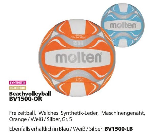 Molten beachvolleyball bv1500 - beachvolleyball,