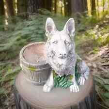 Gartenfigur Hund Schäferhund