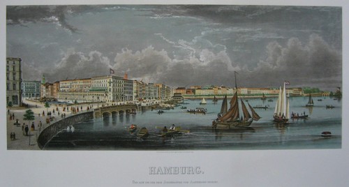Hamburgensie handkoloriert - ,