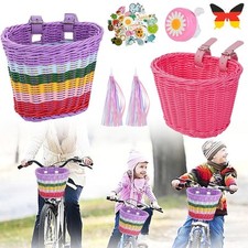 Fahrradkorb Kinder Geflochten