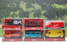 Herpa 1:87 MB,VW,Ford Kleintransporter Post Coca-Cola etc. 6Stück in Ovp Nr.5232