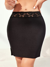 Damen Unterrock mit Spitze