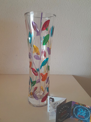 Murano due zeta vase glas - vase,