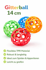 Vollgummi Spielzeug Gitterball