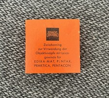 Schacht Ulm | Zwischenring zur Verwendung der Objektivköpfe mit Leica-Gewinde