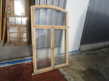 1 altes  gelaugtes Bogenfenster   in der Größe   1,87 x 1,10 m guter Holzzustand