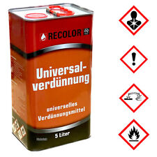 4,00-3,65€L Universal Verdünnung 5l Nitroverdünnung Universalverdünnung 5 Liter